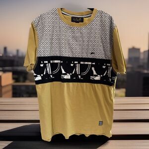 A Tiziano Men’s Casual Shirt Unique Design Size XL GUC